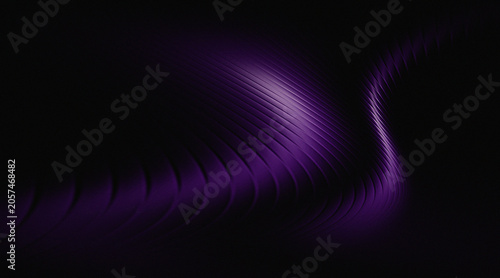 abstract purple silk wave background smooth flowing 3d curves luxury gradient texture for banner design	