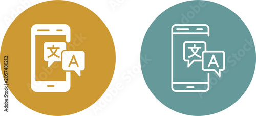 Konstfotografi Translator Vector Icon