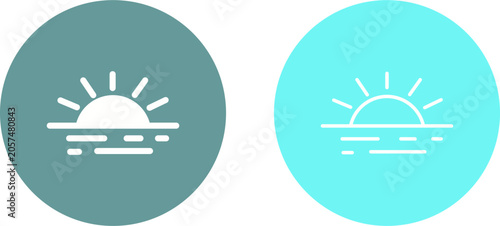 Canvas Print Sea Vector Icon