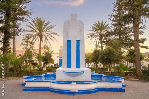 Obraz na płótnie Art Deco Fountain in the Gardens of Hassan II Square
- Sidi Ifni, Morocco