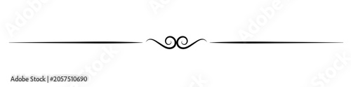 Vintage decorative line, text dividers, line border. Lines separators, borders, vintage dividers, underline elements. PNG available, vector