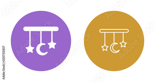 Cuadro en lienzo Lullaby Icon Design