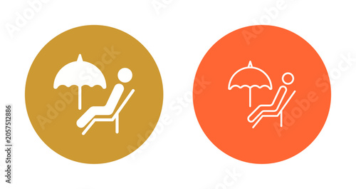 Relaxing Day Icon Design