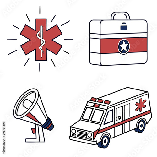 Emergency Medical Icons 1