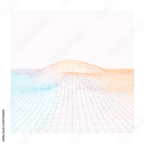 Minimalist geometric grid pattern