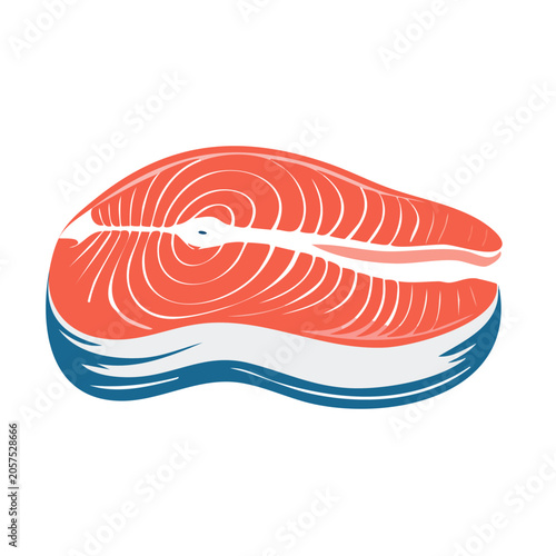 Red and blue spiral ribbon vector