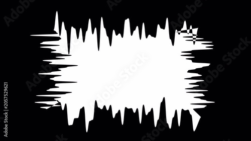 Abstract animated wavy gradient background animation with alpha channel, Fluid wave motion background, Liquid motion background, Modern morphing gradient shape loop animation on transparent background