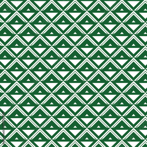 seamless geometric pattern with geometric shapes, Uroko, scales, fish, snake, or dragon, nested outlines, intersecting lines, Green Pattern, Uroko, armor of samurai,
