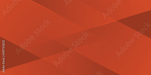 Abstract dynamic crimson orange and amber geometric background with elegant overlapping polygonal shapes. Modern sophisticated backdrop featuring sleek lines, smooth clean gradients, and a bright