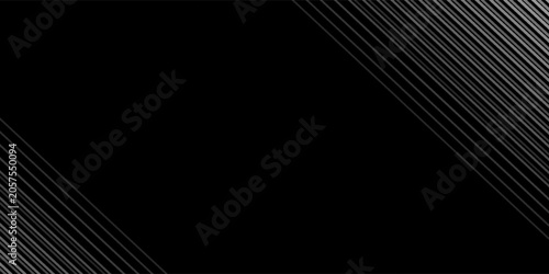 Картината върху платно Black oblique straight line background