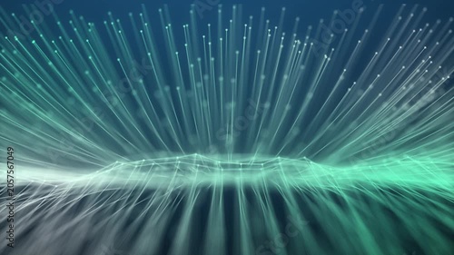Abstract Digital Network Video Background. Cyberspace Video Background.