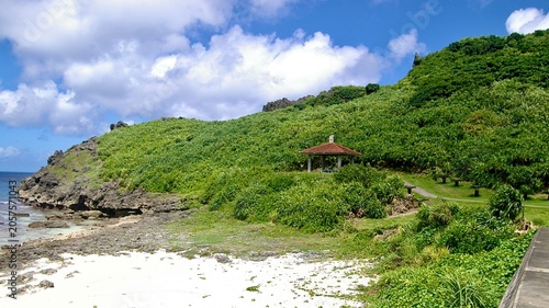 沖縄県八重山諸島与那国島の比川浜