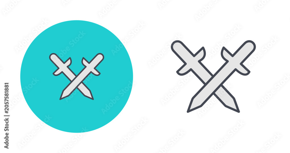 Fototapeta premium Emergency food Vector Icon