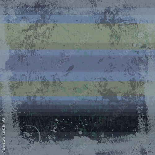 Distressed Vintage Wallpaper with Weathered Stripe Texture