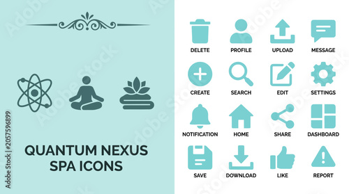 Spa Icons Set