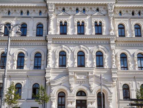 Photography Ornate Facade of the Polytechnic Museum in Moscow, Russia