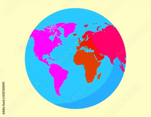 Global Strategy Nexus Modern Business Vector
