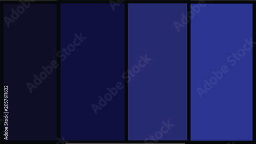 Minimalist Monochromatic Navy Blue Column Pattern Vector