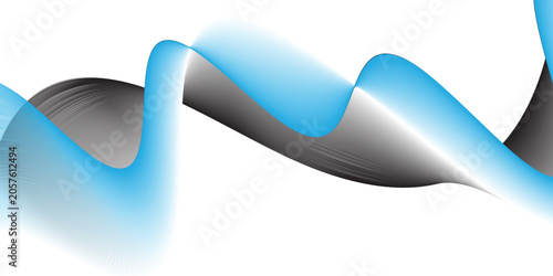 Twisted abstract lines. Abstract pattern. Texture with wavy and curved lines. Optical art background. Wave design. Vector illustration.