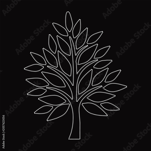 Bild auf Leinwand Rhinestone hotfix 6mm t shirt and others fashion Design