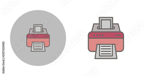 Foto Inkjet Printer Vector Icon