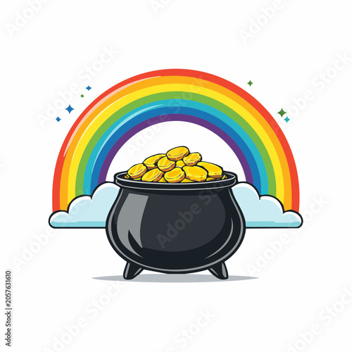 Pot of Gold and Rainbow