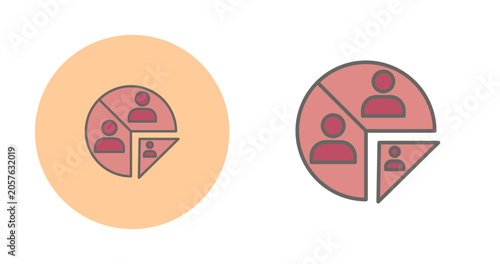 Customer Segmentation Vector Icon