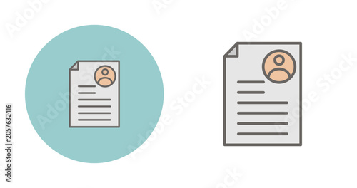 Resume Vector Icon