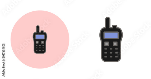 Walkie Talkie Vector Icon