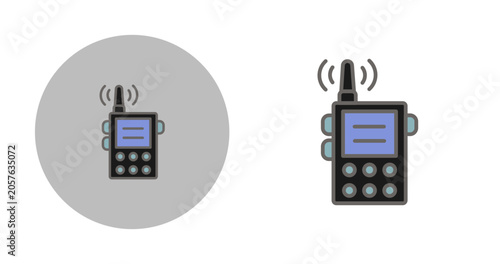 Foto Emergency Radio Vector Icon