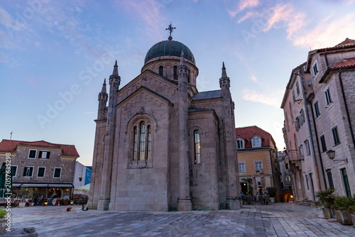 Schilderij op canvas Belavista Square and the Church of St Michael the Archangel in the old town of H