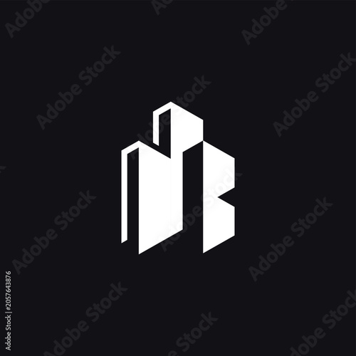 Letter B Building Logo