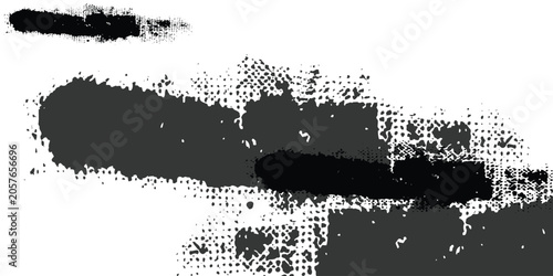 Foto Distorted grunge layer error