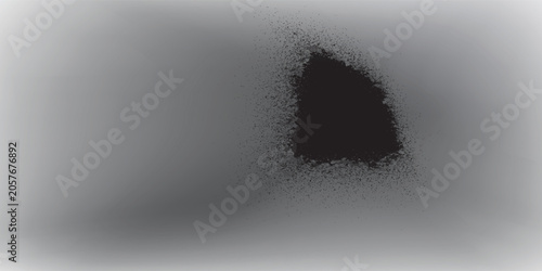 Abstract halftone dots forming holes. Abstract halftone dot illustration