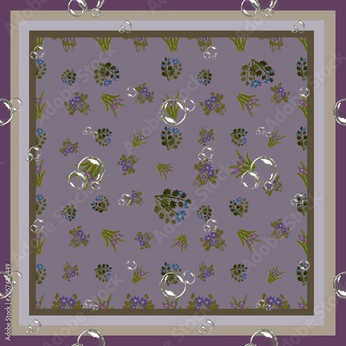 Lavender Mini Floral Pattern
