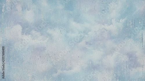 Billede på lærred Soft Cloudy Sky Abstract Texture Pattern.