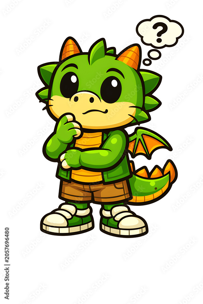 Fototapeta premium dragon cartoon 