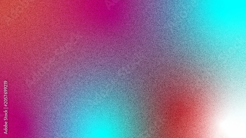 Konstfotografi Gradients feature blended streaks of deep crimson, electric blue, and soft white tones that create a grainy atmospheric composition for modern digital works