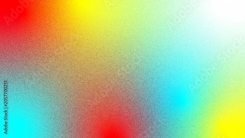 Cuadro en lienzo Gradient background presents a kaleidoscopic display of red yellow and blue tones blended with a grainy aesthetic to serve as a versatile canvas for any project