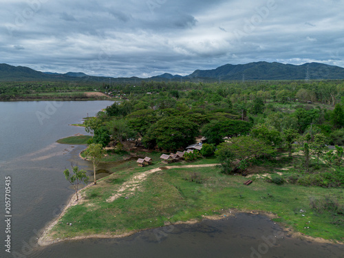 The reservoir in Mae Tha District, Lamphun Province, in northern Thailand, is becoming a popular tourist destination.