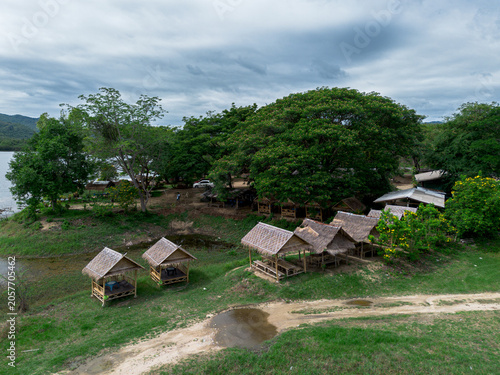 The reservoir in Mae Tha District, Lamphun Province, in northern Thailand, is becoming a popular tourist destination.