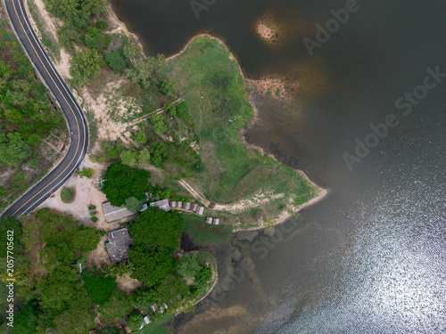 The reservoir in Mae Tha District, Lamphun Province, in northern Thailand, is becoming a popular tourist destination.