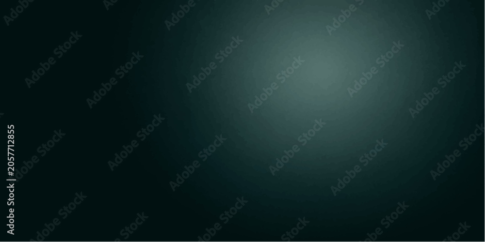 Obraz premium A spotlight illuminates a deep teal gradient background, creating a mysterious and atmospheric effect perfect for graphic design or presentations.