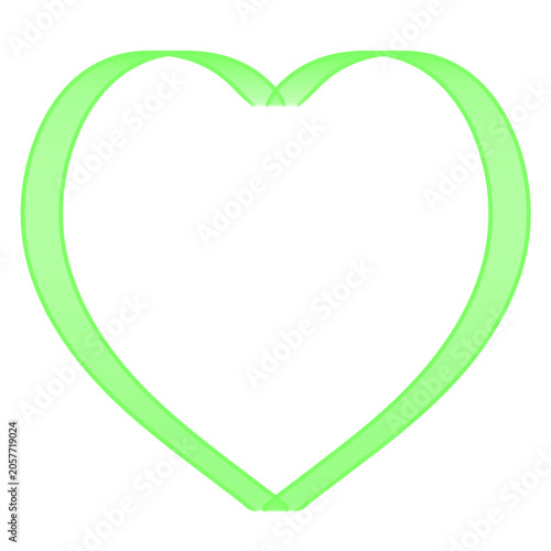 heart shaped green leaf
