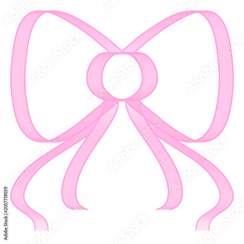 pink ribbon bow