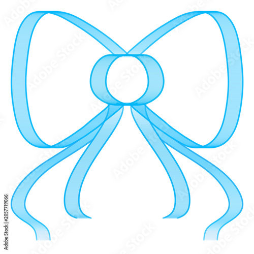 vector illustration of a blue flower