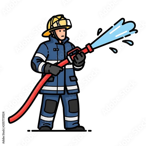Plumber with toolbelt and wrench outdoors.