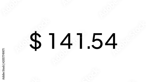Business count money number illustration. Counter business number.