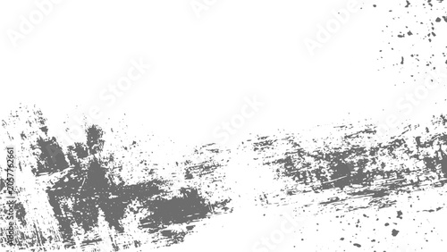 Obraz na płótnie Distressed Halftone Grunge Texture with Dynamic Print Scratch Effect Horizontal Ink Noise Overlay and Abstract Vintage Glitch Backdrop Vector Design