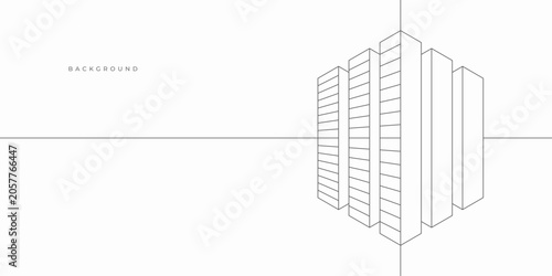 Abstract geometric technological background. Vector creative design.